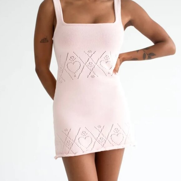Rumored Parlor mini dress in shortcake, size M - Picture 1 of 10